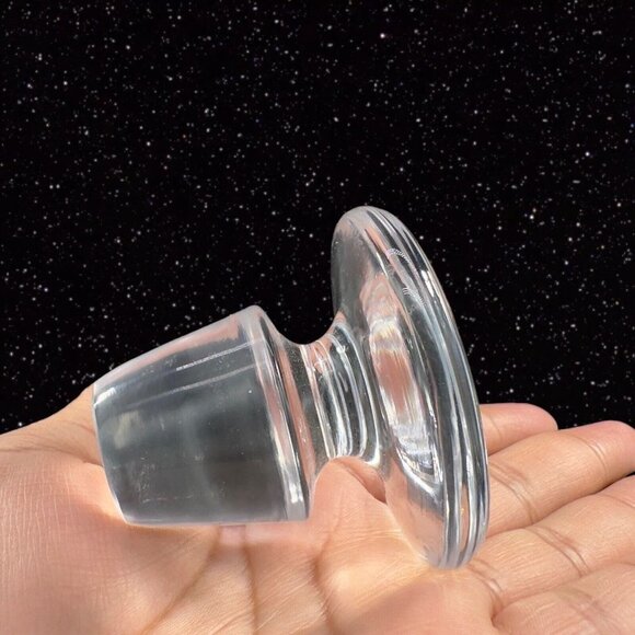 Kate Spade Lenox Clear Glass Crystal Decanter W Stopper Marked Our Vintage Glass - Picture 4 of 15